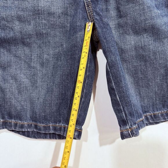 Childrens Place Boys Adjustable Waist Blue Denim Jean Shorts Size 6 Inseam 8in - Picture 14 of 15
